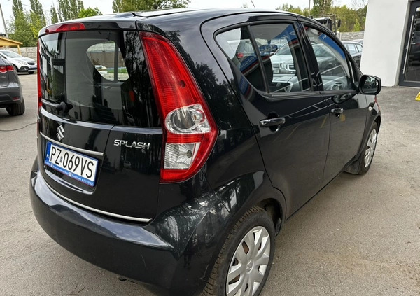 Suzuki Splash cena 12900 przebieg: 124824, rok produkcji 2009 z Radziejów małe 301